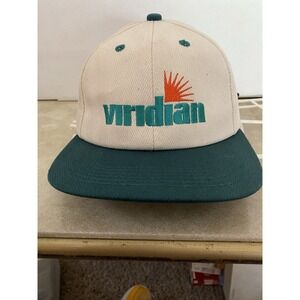 Vintage‎ K Products Canvas Viridian Beige SnapBack Hat Excellent Condition